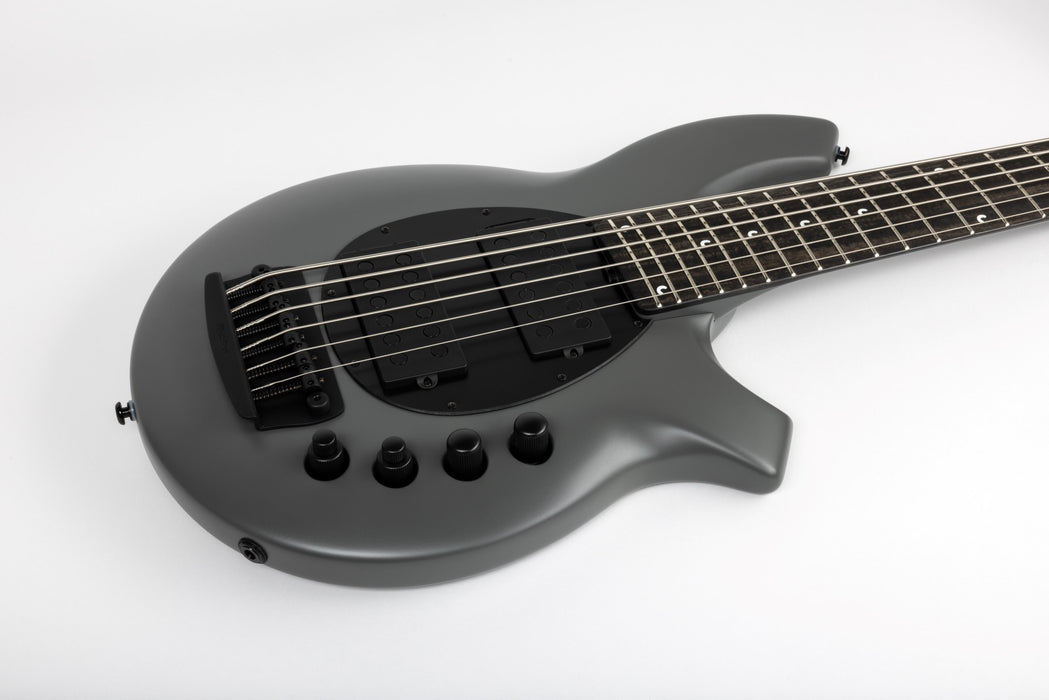 Ernie Ball Music Man Bongo 6 HH Bass Guitar - Titan Gray