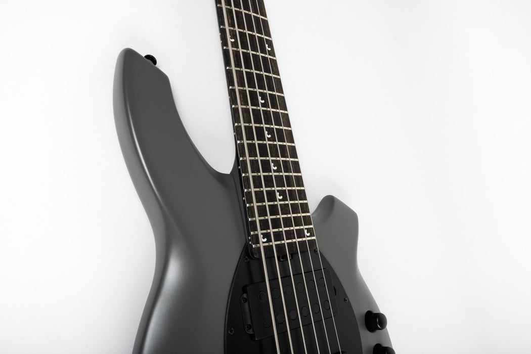 Ernie Ball Music Man Bongo 6 HH Bass Guitar - Titan Gray