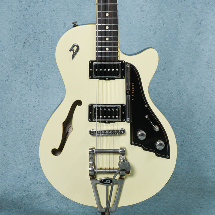 Duesenberg Starplayer TV Semi-Hollow Electric Guitar w/Case - Vintage White - Preowned