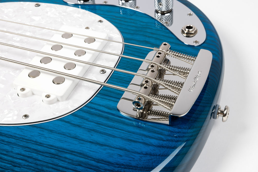Ernie Ball Music Man Short Scale StingRay - Translucent Blue