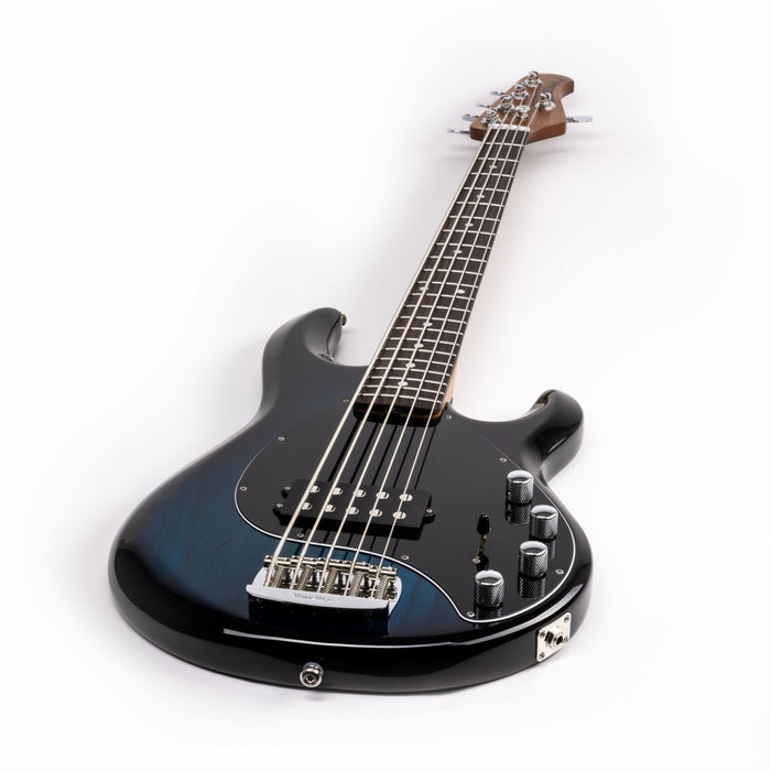 Ernie Ball Music Man StingRay Special 5 Bass Guitar - Pacific Blue Burst