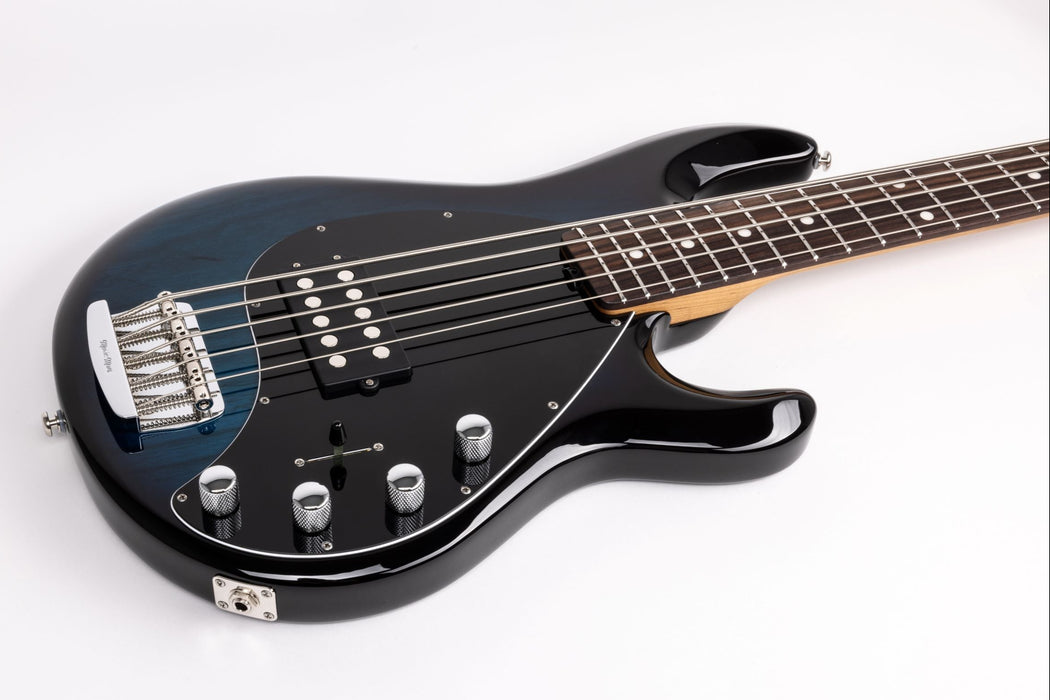 Ernie Ball Music Man StingRay Special 5 Bass Guitar - Pacific Blue Burst