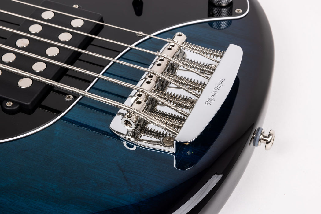 Ernie Ball Music Man StingRay Special 5 Bass Guitar - Pacific Blue Burst