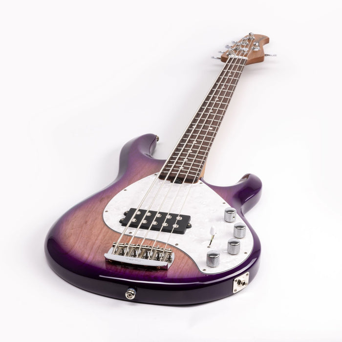 Ernie Ball Music Man StingRay Special 5 Bass Guitar - Purple Sunset