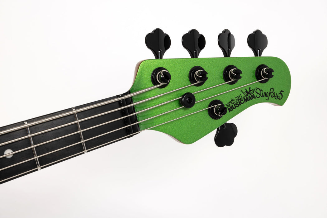Ernie Ball Music Man StingRay Special 5 Bass Guitar - Kiwi Green