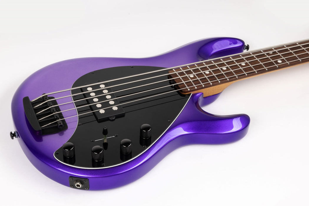Ernie Ball Music Man StingRay Special 5 Bass Guitar - Grape Crush