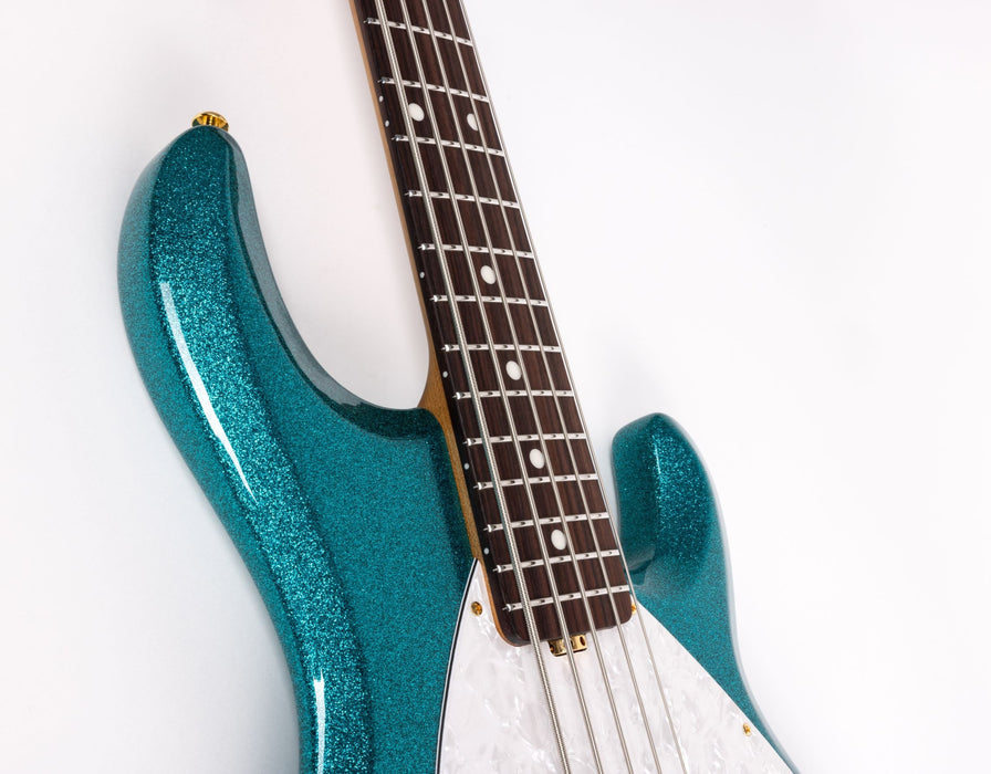 Ernie Ball Music Man StingRay Special 5 Bass Guitar - Ocean Sparkle