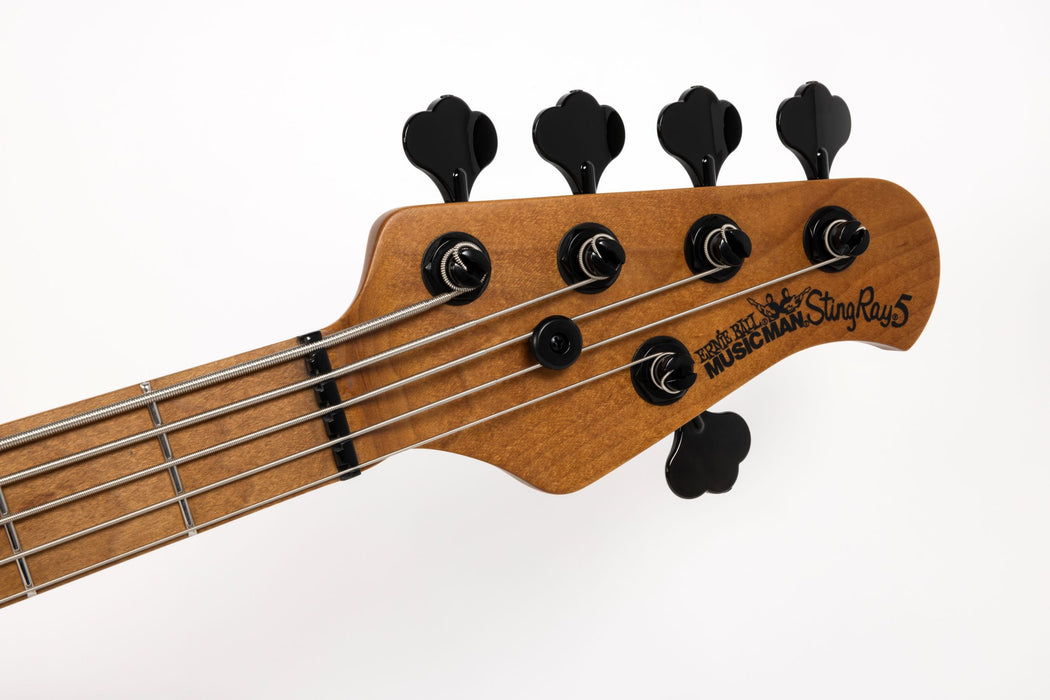 Ernie Ball Music Man StingRay Special 5 Bass Guitar - Black Rock