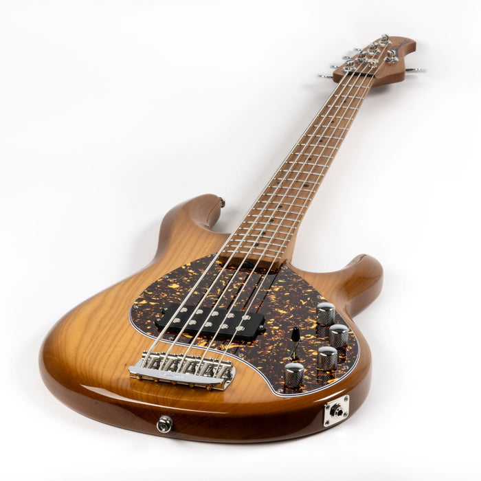 Ernie Ball Music Man StingRay Special 5 Bass Guitar - Hot Honey