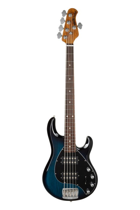 Ernie Ball Music Man StingRay Special 5 HH Bass Guitar - Pacific Blue Burst