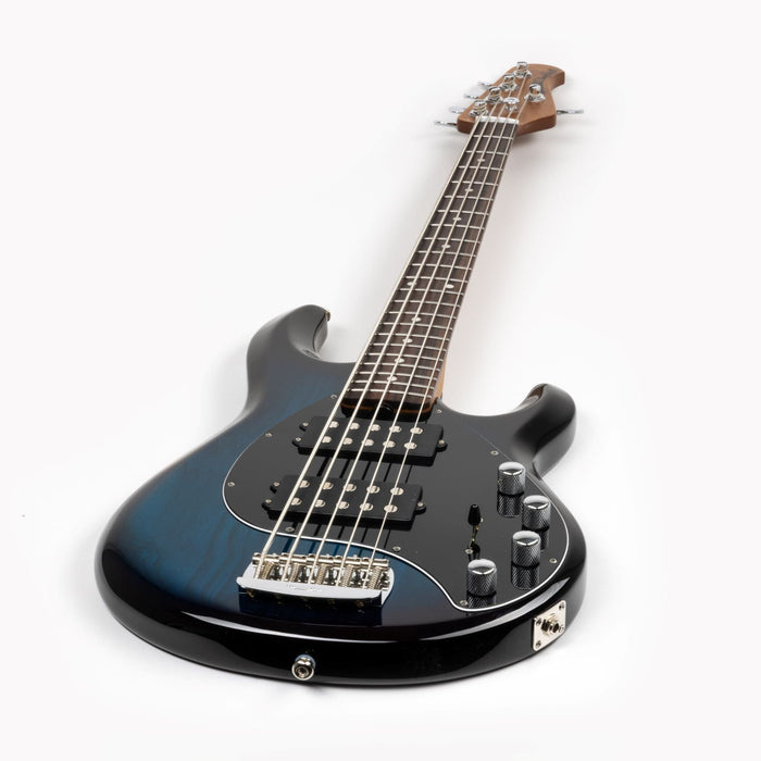 Ernie Ball Music Man StingRay Special 5 HH Bass Guitar - Pacific Blue Burst