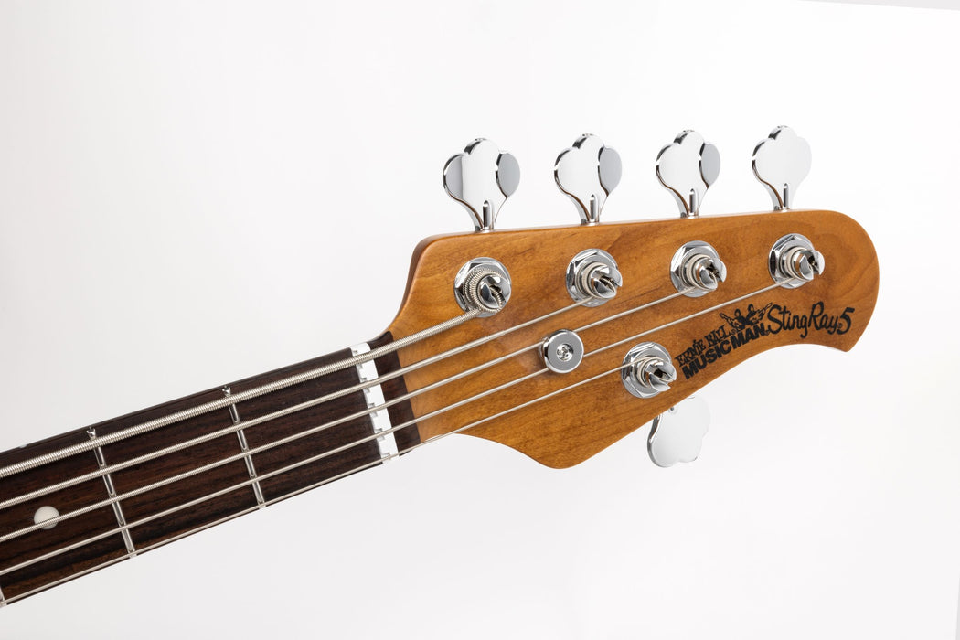 Ernie Ball Music Man StingRay Special 5 HH Bass Guitar - Pacific Blue Burst