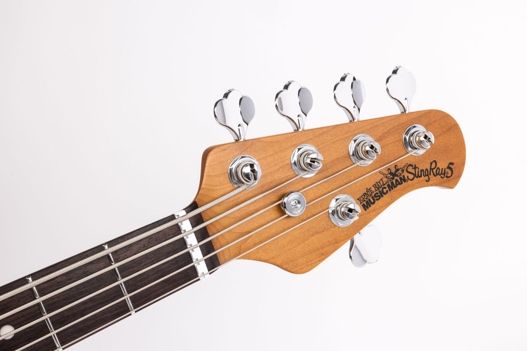 Ernie Ball Music Man StingRay Special 5 HH Bass Guitar - Purple Sunset