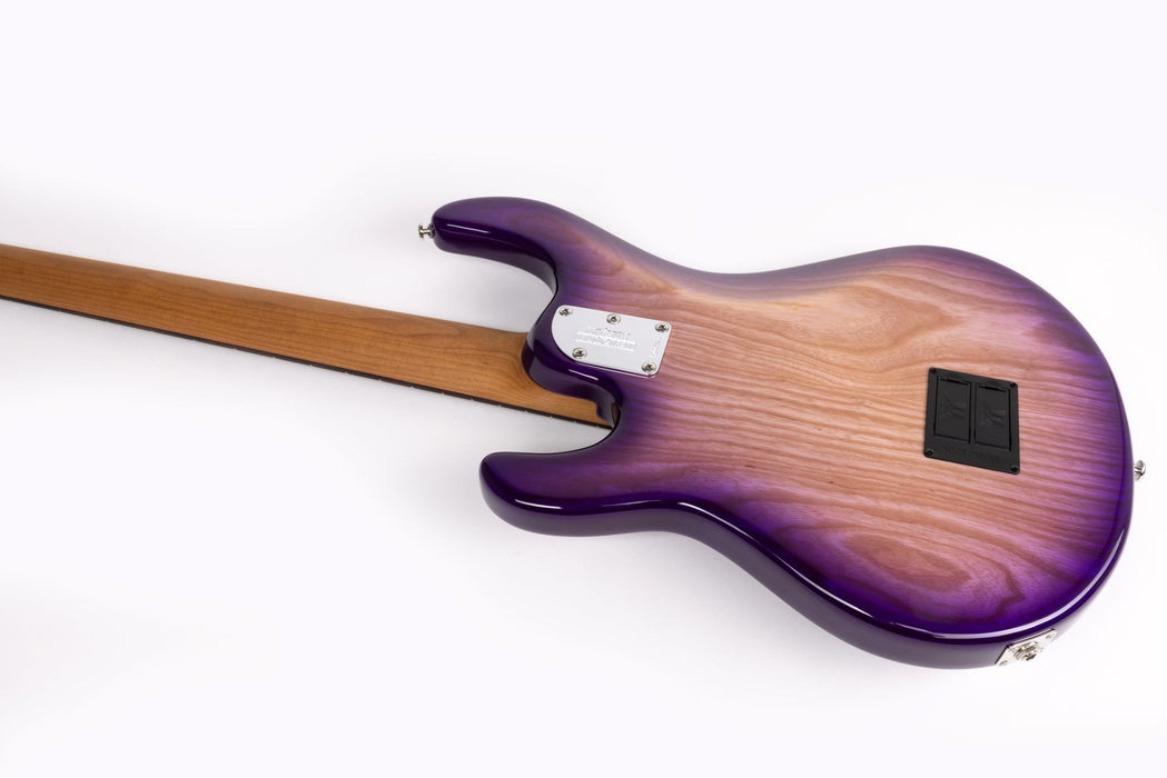 Ernie Ball Music Man StingRay Special 5 HH Bass Guitar - Purple Sunset