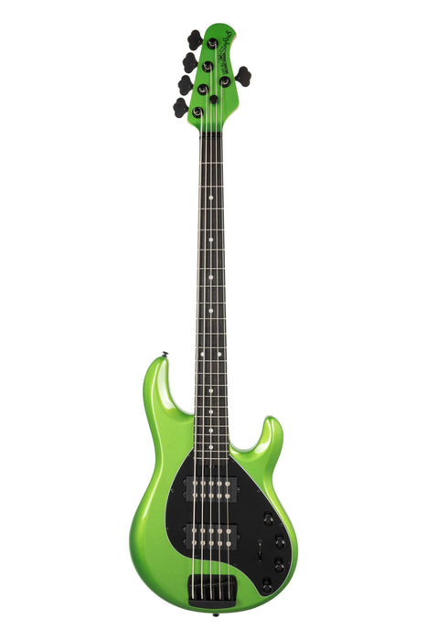 Ernie Ball Music Man StingRay Special 5 HH Bass Guitar - Kiwi Green