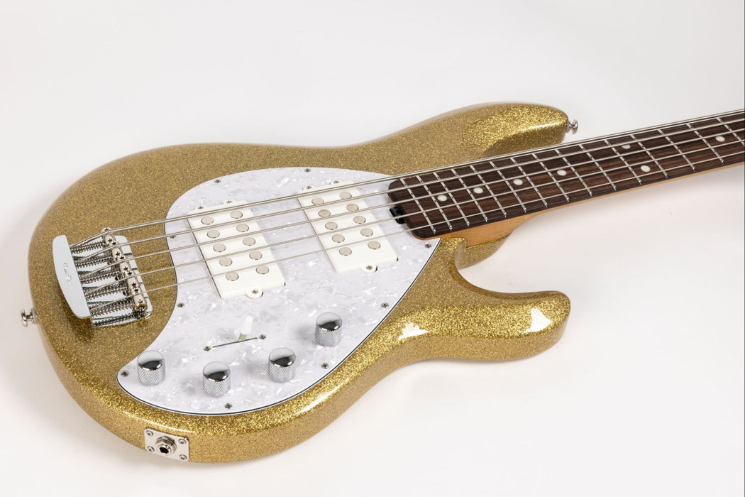 Ernie Ball Music Man StingRay Special 5 HH Bass Guitar - Genius Gold