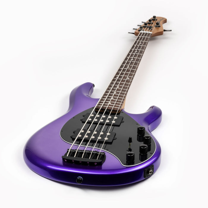 Ernie Ball Music Man StingRay Special 5 HH Bass Guitar - Grape Crush