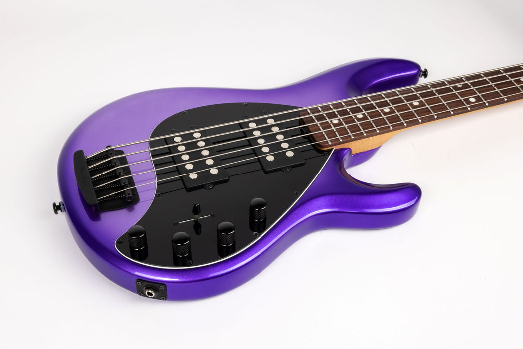 Ernie Ball Music Man StingRay Special 5 HH Bass Guitar - Grape Crush