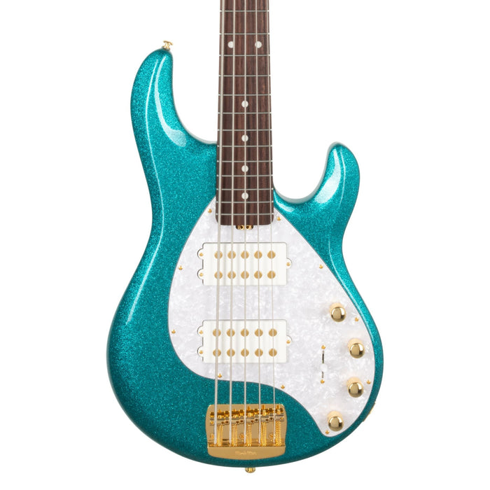 Ernie Ball Music Man StingRay Special 5 HH Bass Guitar - Ocean Sparkle