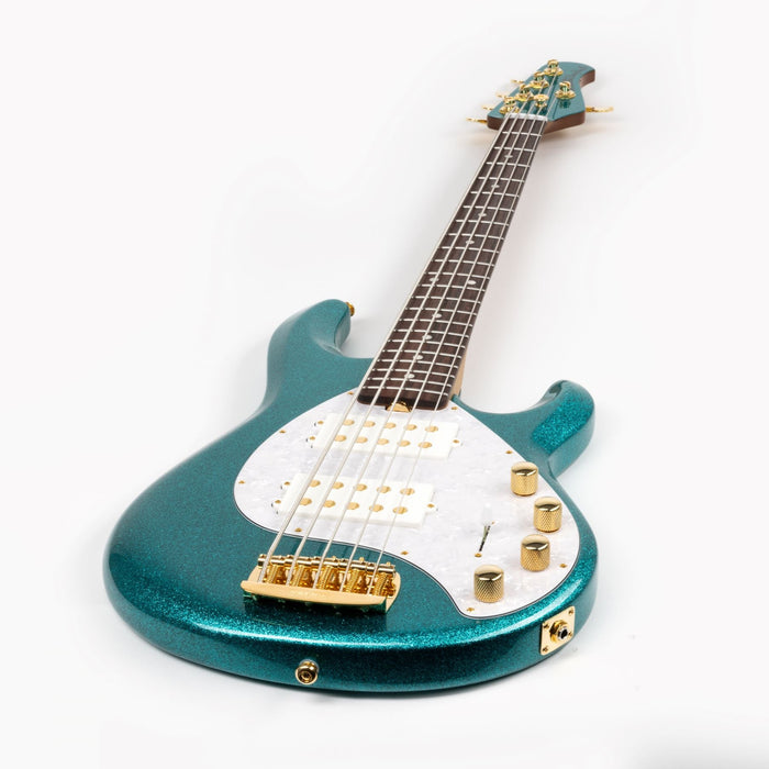 Ernie Ball Music Man StingRay Special 5 HH Bass Guitar - Ocean Sparkle