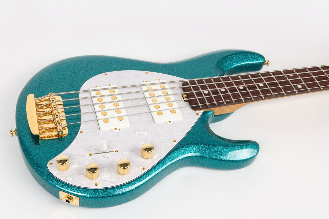 Ernie Ball Music Man StingRay Special 5 HH Bass Guitar - Ocean Sparkle