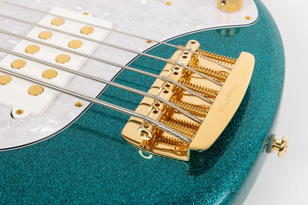 Ernie Ball Music Man StingRay Special 5 HH Bass Guitar - Ocean Sparkle