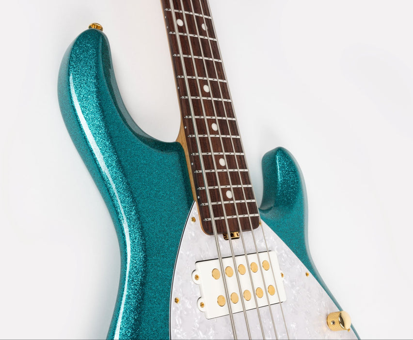 Ernie Ball Music Man StingRay Special 5 HH Bass Guitar - Ocean Sparkle