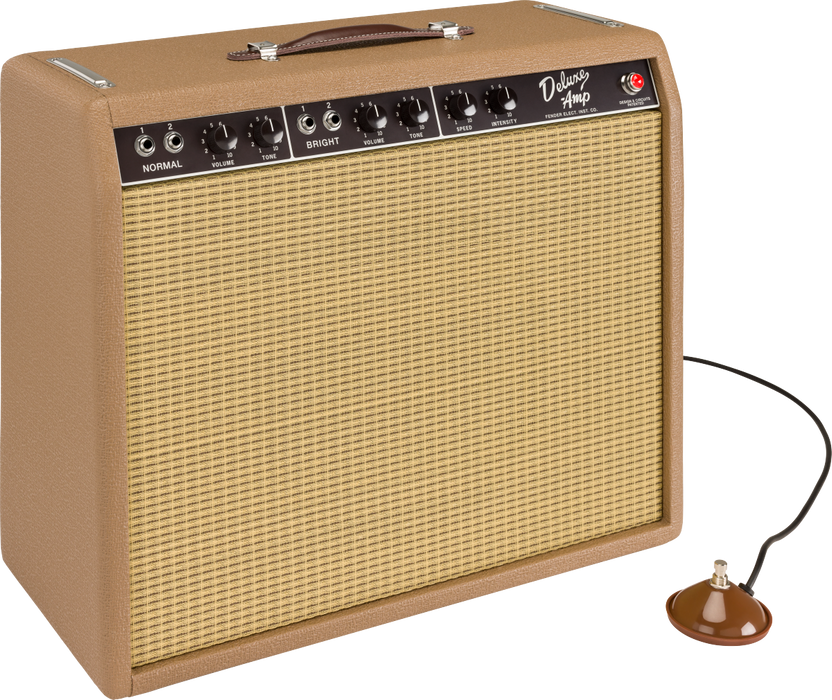 Fender '62 Deluxe Amp 240V AU Guitar Amplifier - Brown and Wheat