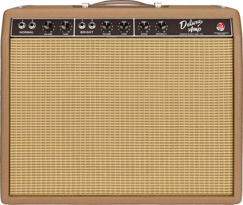 Fender '62 Deluxe Amp 240V AU Guitar Amplifier - Brown and Wheat