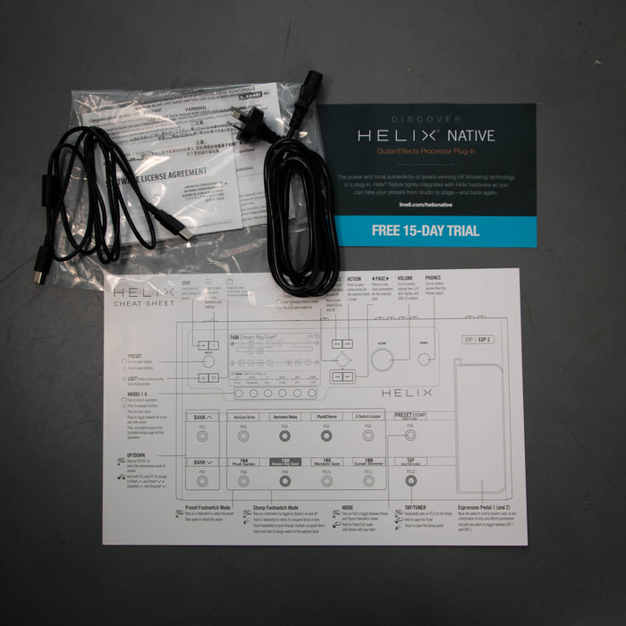 Line 6 Helix Floor Guitar Multi-Effects Processor w/Box - Preowned