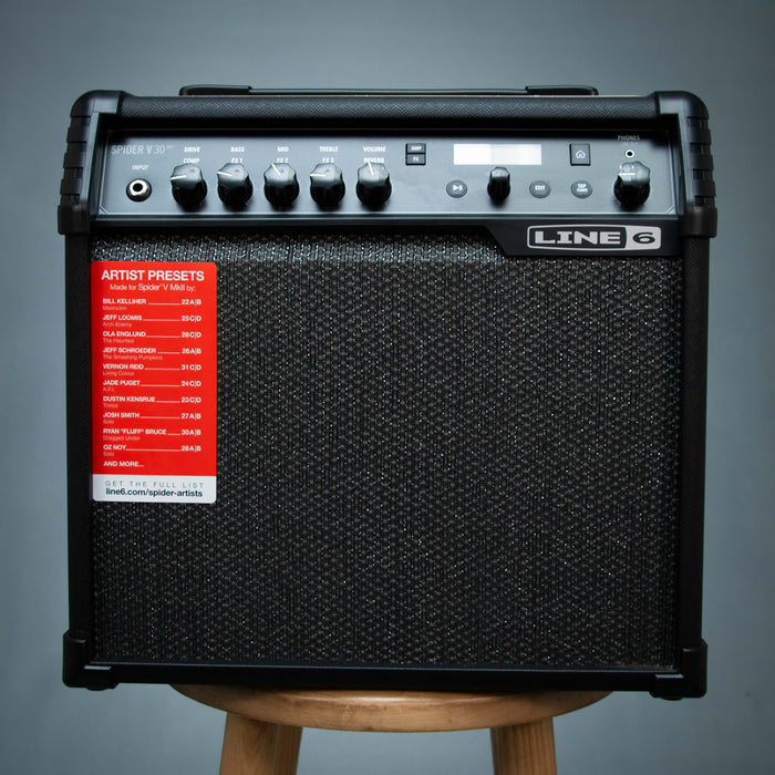 Line 6 Spider V 30 MKII 30W Modelling Guitar Amp - Preowned