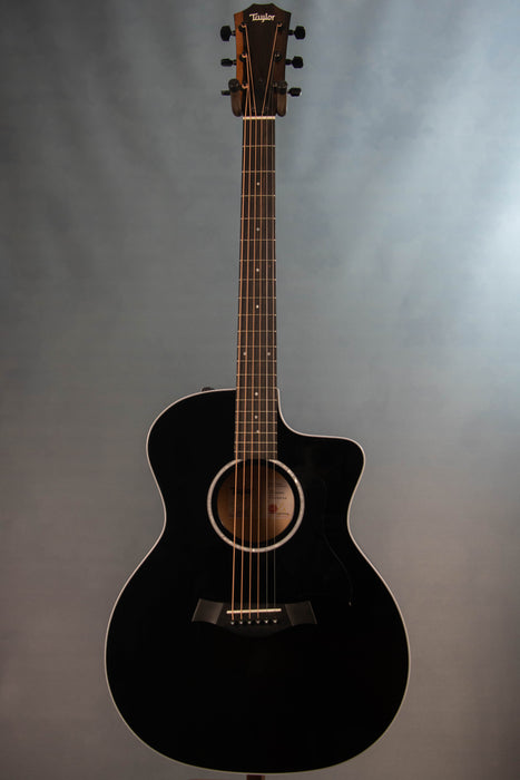 Taylor 214ce-BLK Plus Grand Auditorium Acoustic Electric Guitar w/Case - Preowned