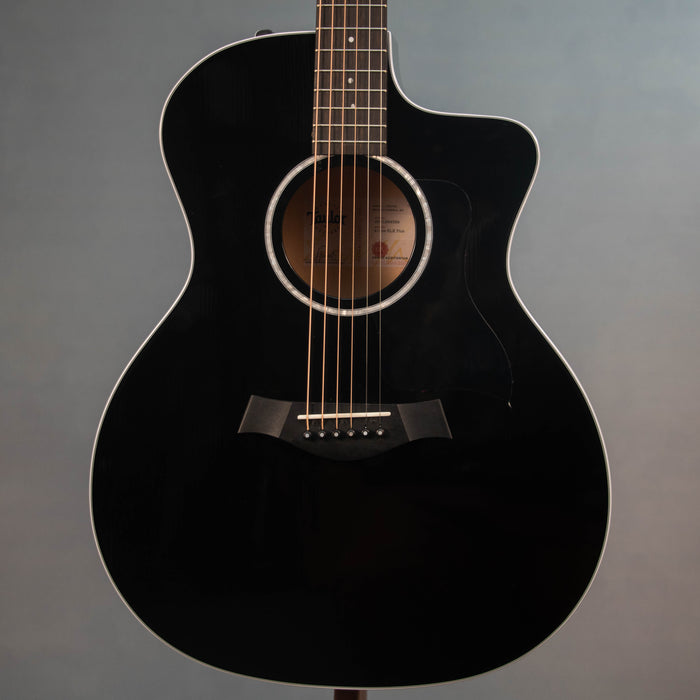Taylor 214ce-BLK Plus Grand Auditorium Acoustic Electric Guitar w/Case - Preowned
