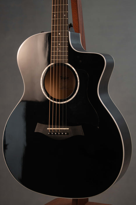Taylor 214ce-BLK Plus Grand Auditorium Acoustic Electric Guitar w/Case - Preowned