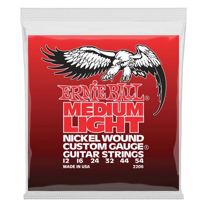 Ernie Ball Nickel Wound Medium Light 12-54 Electric Guitar Strings