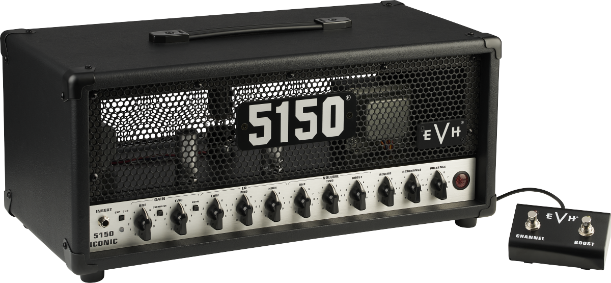 EVH 5150 Iconic Series 15W 6L6 Guitar Amp Head - Black