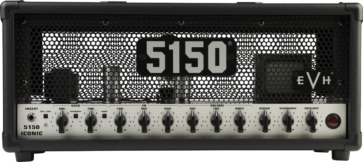 EVH 5150 Iconic Series 15W 6L6 Guitar Amp Head - Black