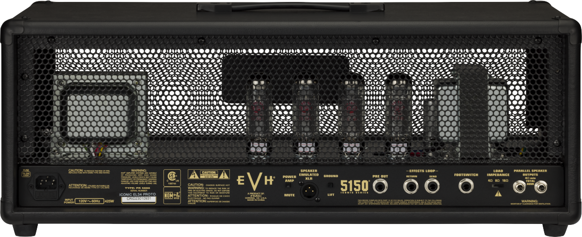 EVH 5150 Iconic Series 80W EL34 Head - Black