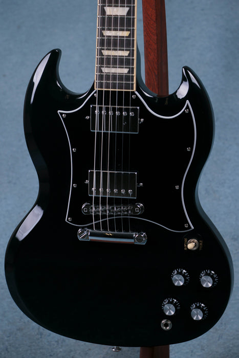 Gibson SG Standard Electric Guitar w/Case - Ebony - Preowned