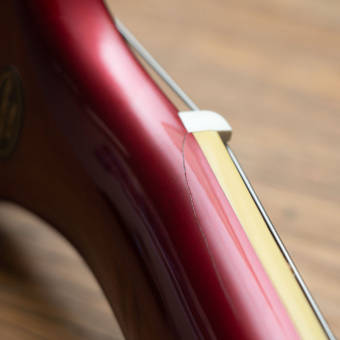 Epiphone Riviera Frequensator Electric Guitar REPAIRED HEADSTOCK - Sparkling Burgundy - Preowned