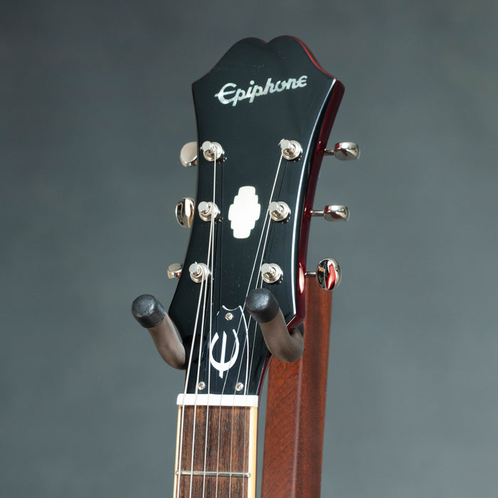 Epiphone Riviera Frequensator Electric Guitar REPAIRED HEADSTOCK - Sparkling Burgundy - Preowned