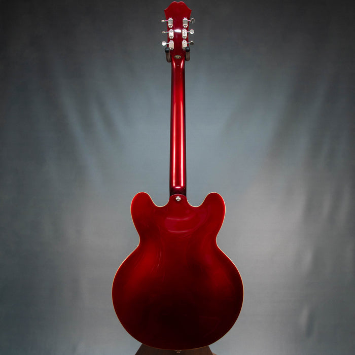 Epiphone Riviera Frequensator Electric Guitar REPAIRED HEADSTOCK - Sparkling Burgundy - Preowned