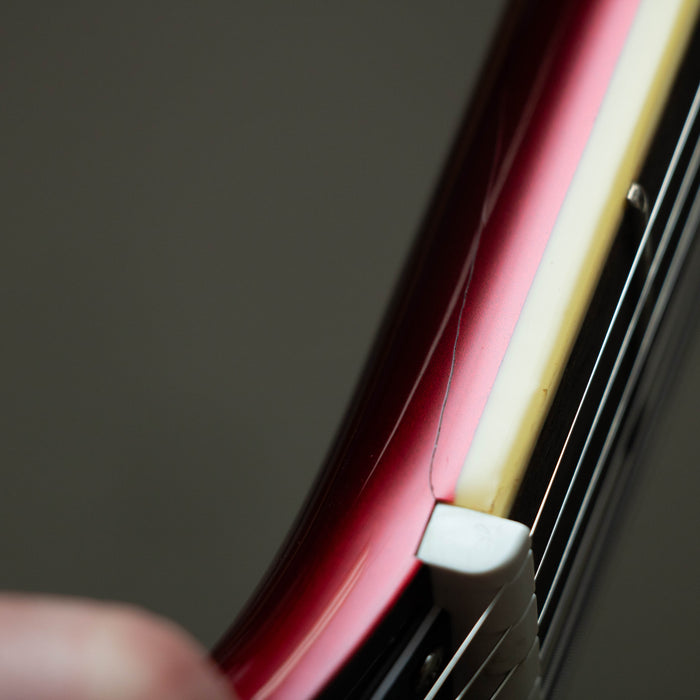 Epiphone Riviera Frequensator Electric Guitar REPAIRED HEADSTOCK - Sparkling Burgundy - Preowned