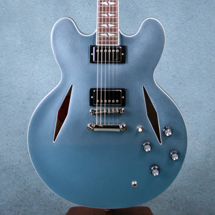 Epiphone Dave Grohl Signature DG-335 Hollow Body Electric Guitar w/Case - Pelham Blue - Preowned