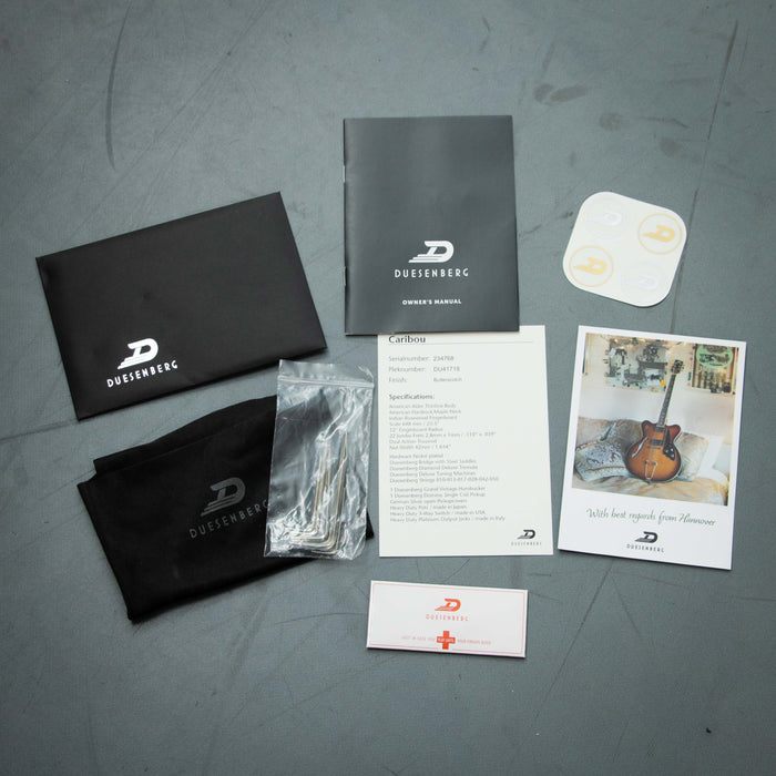 Duesenberg Caribou Electric Guitar w/Case - Butterscotch Blonde - Preowned