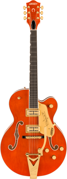 Gretsch Nashville Hollow Body with String-Thru Bigsby and Gold Hardware Ebony Fingerboard - Orange Stain