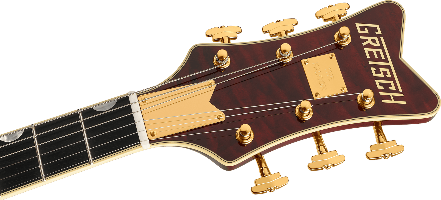 Gretsch G6136TGQM-59 Limited Edition Quilt Classic Falcon with Bigsby Electric Guitar - Forge Glow