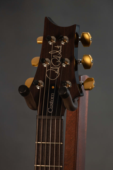 PRS Custom 24 - 10 Top - Pattern Thin w/Case - Orange Tiger Smokeburst - Preowned