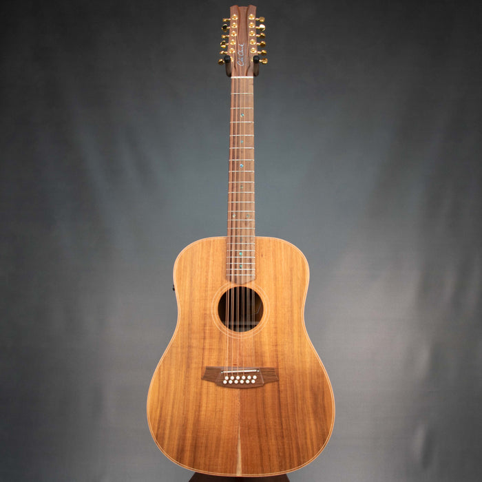 Cole Clark FL2E-12-BLBL 12-String Acoustic Electric Guitar w/Case - Preowned