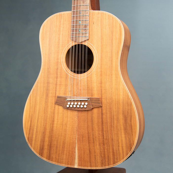 Cole Clark FL2E-12-BLBL 12-String Acoustic Electric Guitar w/Case - Preowned